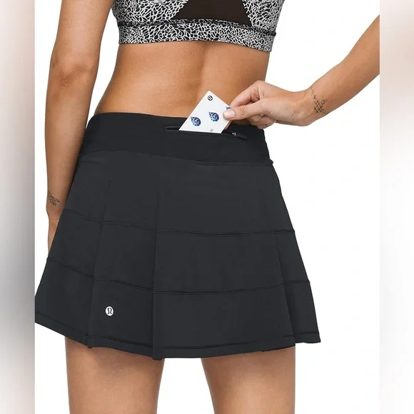Lululemon Athletica Pace Rival Mid Rise 12" Squart Tennis Workout Skirt - Picture 2 of 9
